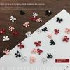 10Pcs Bow Mini Nail Art Nail  Bowknot Nails Decals Nails Art Design Nail Charm Nail Art Decoration Accessories