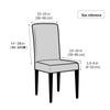 Waterproof Leaf Jacquard Stretch Chair Cover - European & American Style