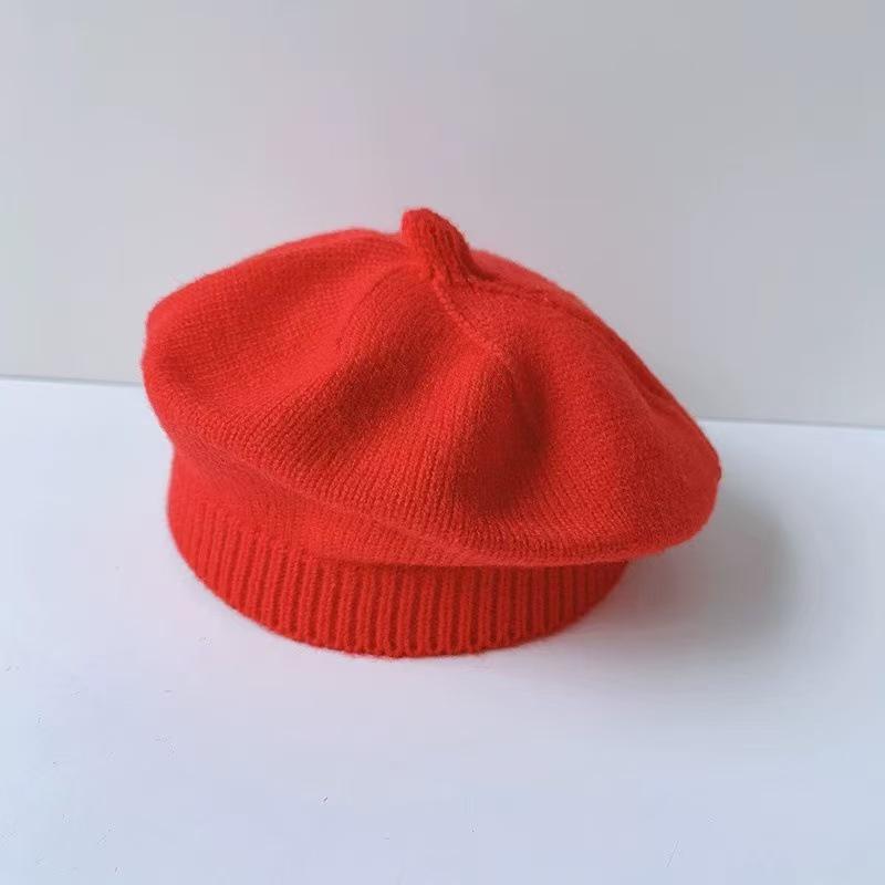 2025 Autumn/Winter Unisex Korean Knit Wool Hat for Kids and Babies - Warm, Trendy Pullover Design