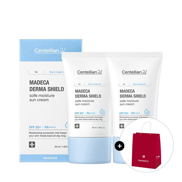 

[Scheduled for restock in March] Madeca Dermashield Safe Moisture Sun Cream 50ml (2 pieces)