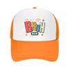 Retro Bruh Mom Sunset Wordmark Mesh Baseball Cap Casual Hat Outdoor  For Womens Unisex FeUnisex