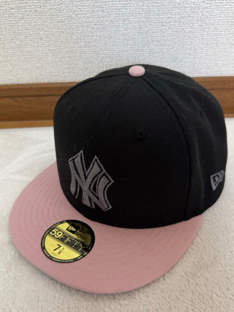 

[USED] 59FIFTY Black Pink New York Yankees Black Pink Visor