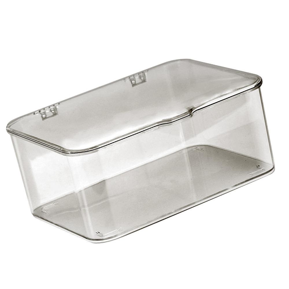 

Space Saving Plastic Storage Box Multi Functional Storage Bins Phone Case Storage Home серый