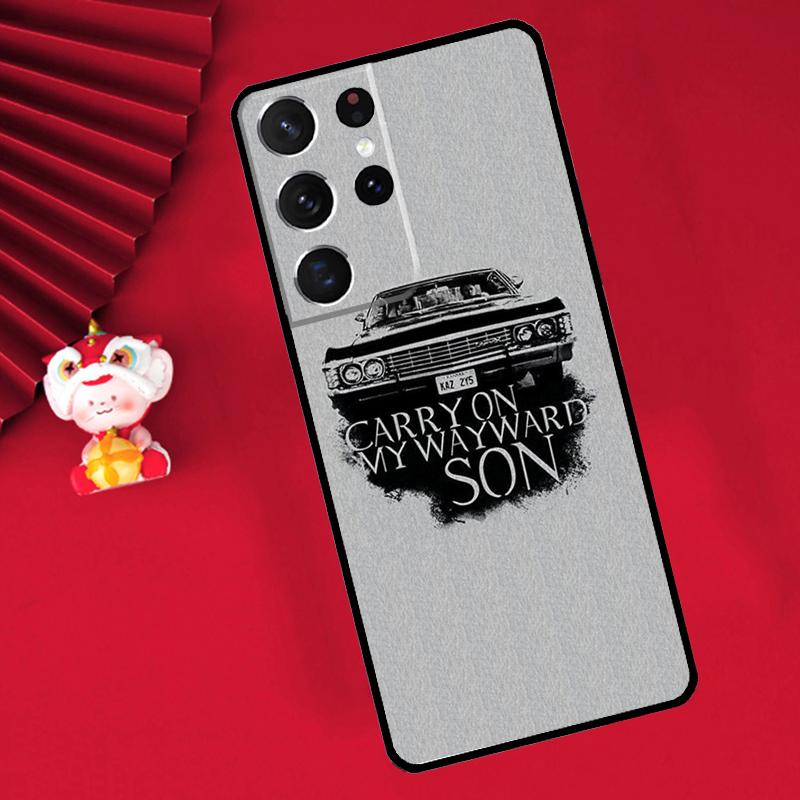 

Supernatural CARRY ON WAYWARD SONS Case For Samsung Galaxy S24 S23 S25 S26 Ultra S20 FE S21 S22 Plus S10 S25 FE Cover Funda Galaxy S21