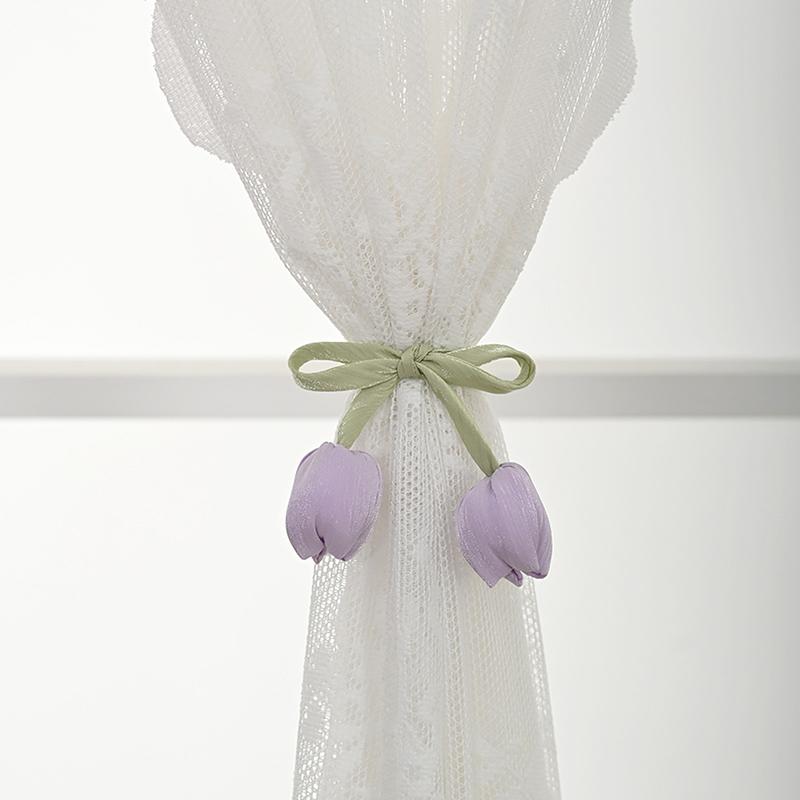 Tulip Curtain Clip Buckle Curtain Holders Hook Hanging Ball Tiebacks Home Curtain Decorative Accessories