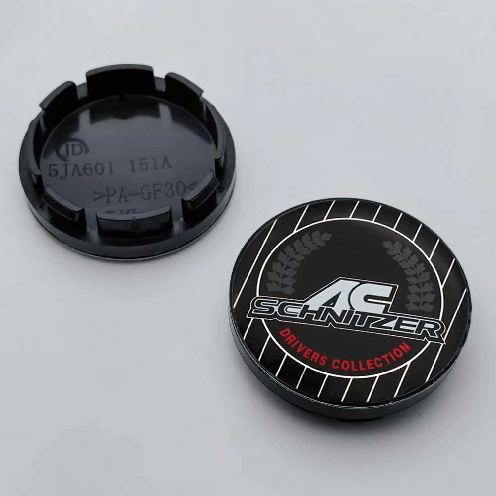 4 Stück 56mm Für AC SCHNITZER Emblem Auto Radnabenkappen Aufkleber Felge Radkappen Radnabenabdeckung Für E36 E46 E60 E90 E91 E92 E93 F30 F20 M3