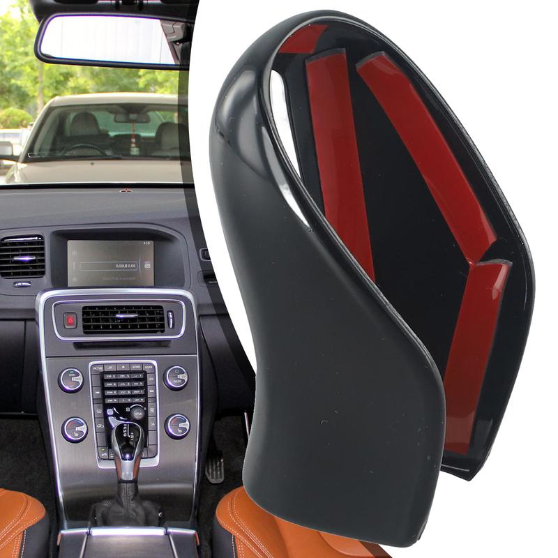 XC60 S60 V40 S80 2013-2017 ABS Carbon Fiber Style Car Gear Head Knob Cover Trim with Precise Fit and Strong Adhesion