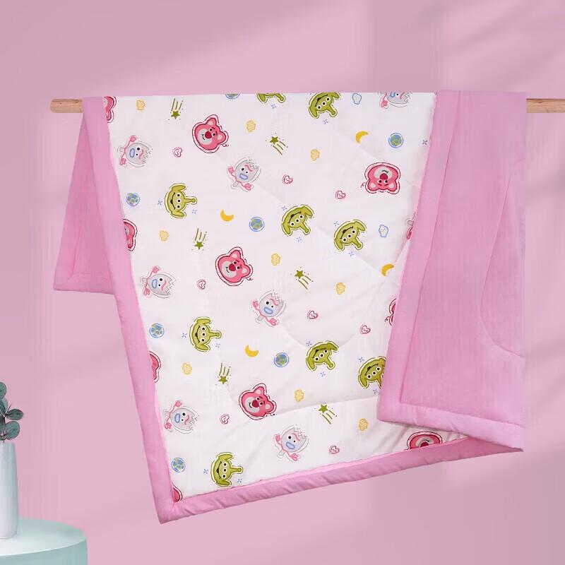 Yalu Strawberry Bear Class A Summer Quilt, 100x150cm