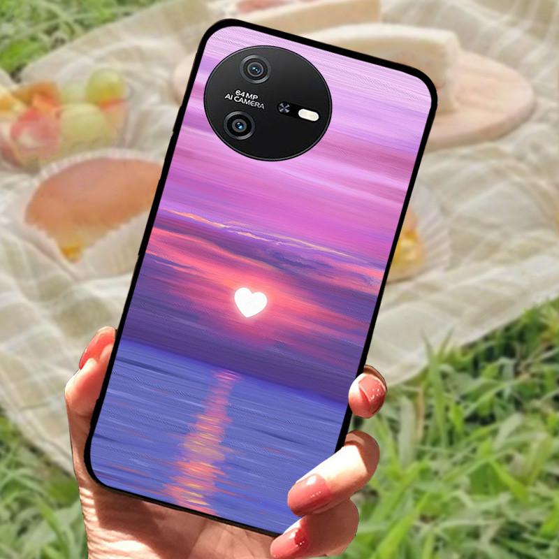 

Для Oscal Tiger 12 Чохол Силіконовий М який Мармуровий Чорний Бампер Funda Coque для Blackview Oscal Tiger 12 Повністю Захисний Чохол Oscal Tiger 12