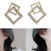 Contemporary Minimalist Alloy Earrings For Women Premium Metallic Finish Versatile Wear Ear Accessories for Women