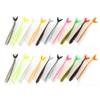 2Set Artificial Simulation Double Color Soft Silicone Lure Bait Fishing Accessory