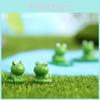 Cute Cartoon Style Resin Craft Decor Blue-eyed Little Frog Diy Material 1.8*1.6cm