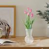 Glacier Vase Glass Large Vase Transparent Water Raised Flowers Flower Arrangement Desktop Decoration