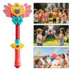 Colorful Lights Kids Water Gun Multi Hole Spray Heart And Wing Magic Wand Toy Rotating Nozzle Princess Style Fairy Water Blaster