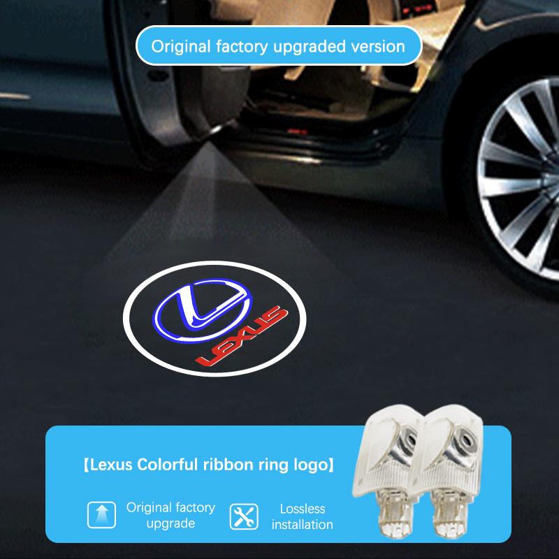 LED Projector Lamp Car Door Welcome Ghost Shadow Lights For Lexus RX ES GX LS LX IS GS RC UX ES200 ES250 ES260 ES300 RX300 RX270