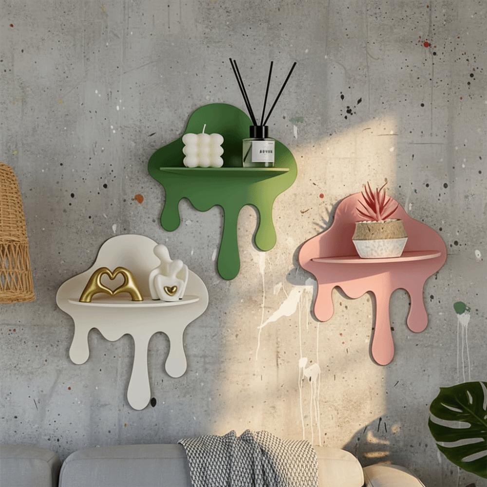 Minimalist Cloud Floating Shelf Wall Mounted Wall-mounted Shelves Wall Display Stand Bedroom