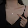 New 925 Sterling Silver Triangle Necklace Personalized Geometric Shape Pendant Necklace Women's Birthday Gift Exquisite Jewelry