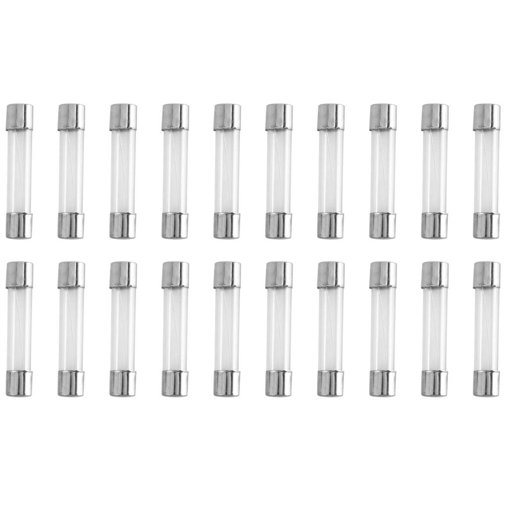 BHBL 20pcs Fast Blow Glass Tube Fuse 8A 8 Amps 250V 6mm x 30mm