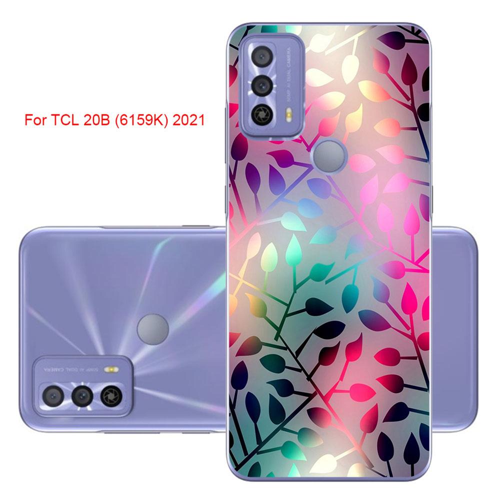 

Для ТКЛ 20Б (6159К) 2021 6,52-дюймовые чехлы для телефонов, задняя крышка, защитные милые чехлы, роскошные сумки, бесплатная доставка TCL 20B 6159K