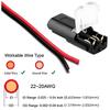 30PCS Universal Auto Quick Wire Connector 2 Pin Type Electric Cable Plug Waterproof Solderless Multifunction Connector Car Accessories