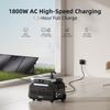 IEE P2400 2400W Portable Power Station, 2048Wh LiFePO4 Battery Solar Generator, 16 Output Ports, 1.2 Hours Fast Charging, App Control