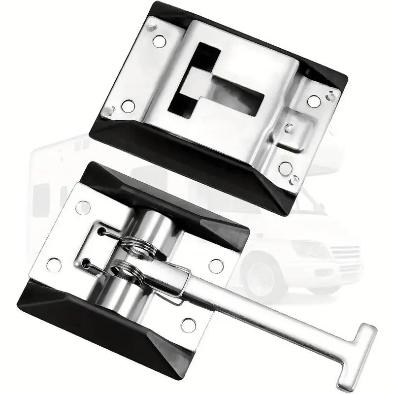 Metal T-Style Entry Door Catch Holder For RV Camper Trailer Supplies Stainless Steel 304