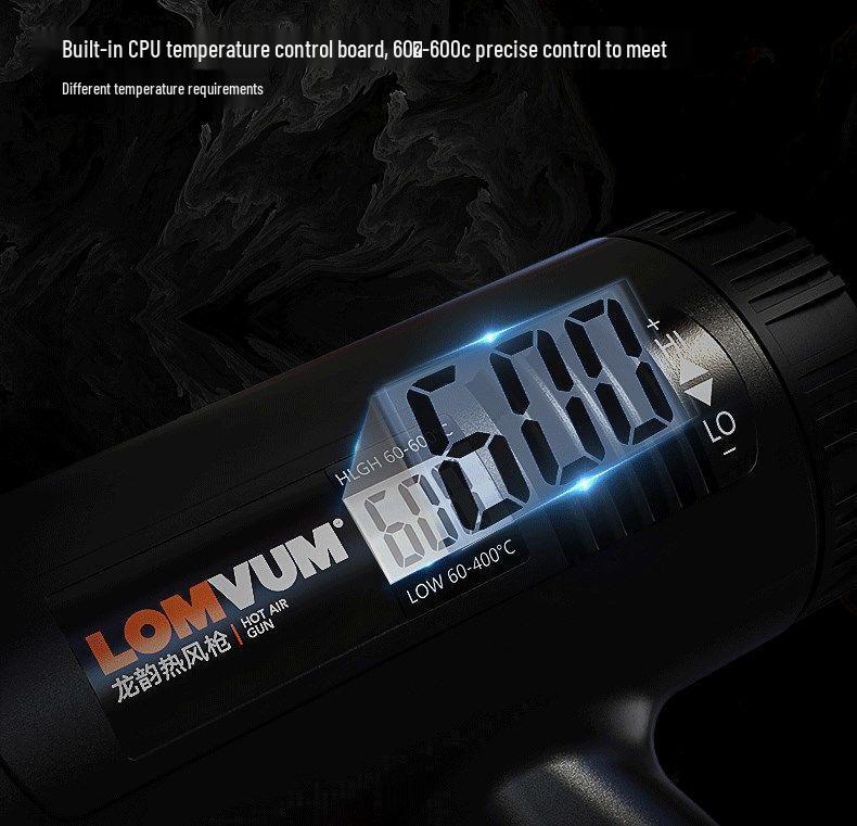 High-Power Digital Display Heat Gun for Industrial Use