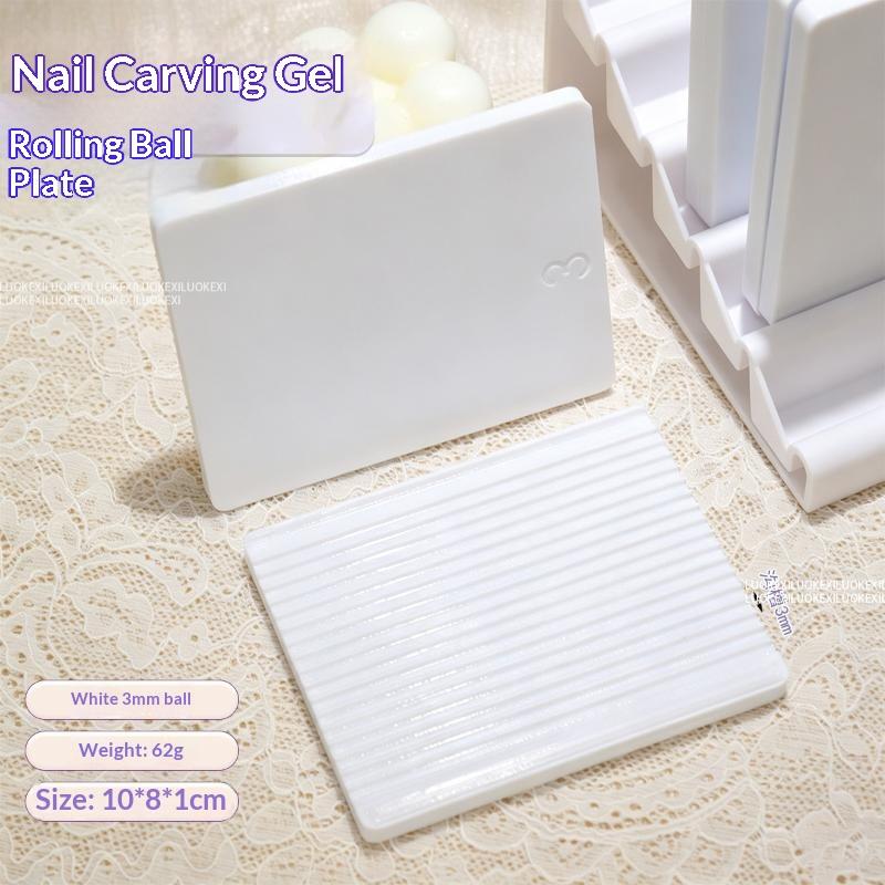 2-4mm Rubbing Strip Ball Mould Soft Ceramic Optional Diameter Non-Toxic Craft Supply for DIY Phone Case Decor Making