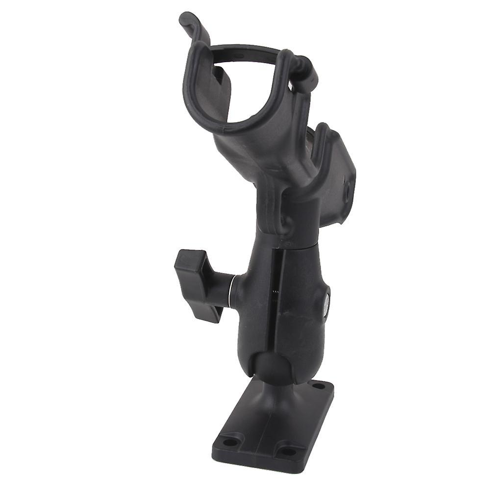 Adjustable Fishing Rod Holder Boat Mount Kit Kayak Side Tackle Black