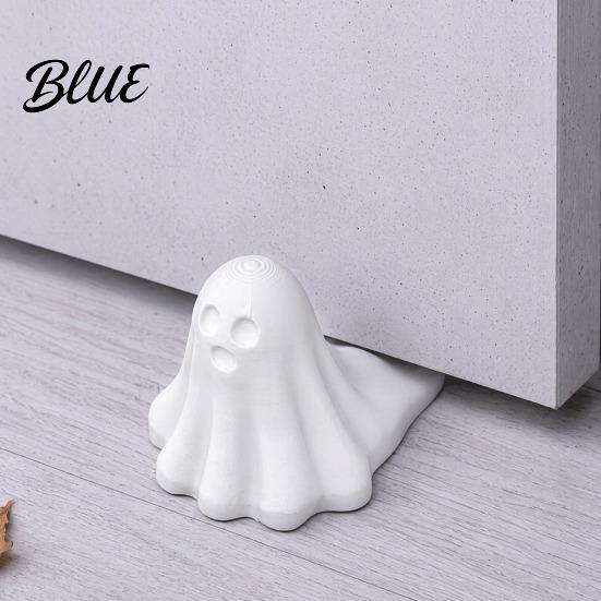 Стабильный держатель для дверей на склонах Милый стопор-призрак 3D-печать Хэллоуин Декоративный стопор Статуэтка Противоскользящий ветрозащитный держатель Дом Спальня