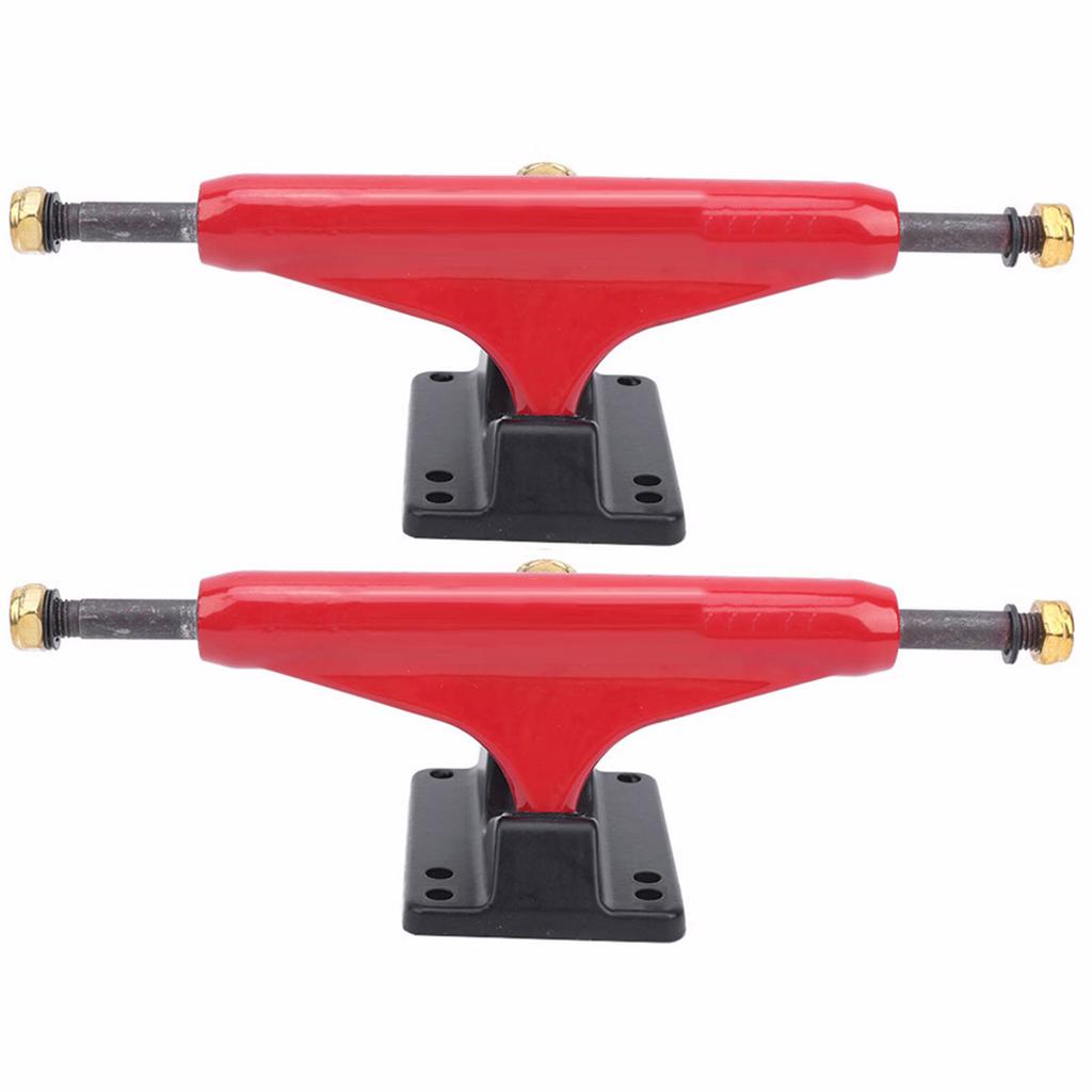2PCS Set Professional Maple Skateboard Bracket Longboard Stand Outdoor Sports AccessoryRed