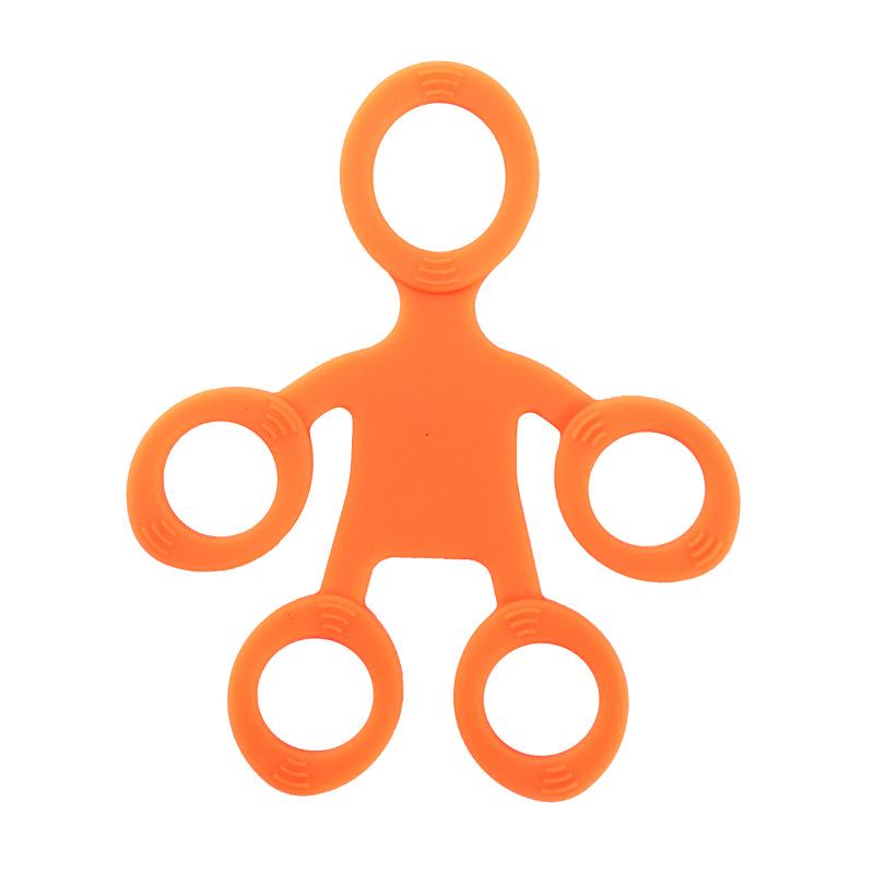 Silicone Finger Resistance Band & Grip Ball Set - Finger Exerciser & Trainer