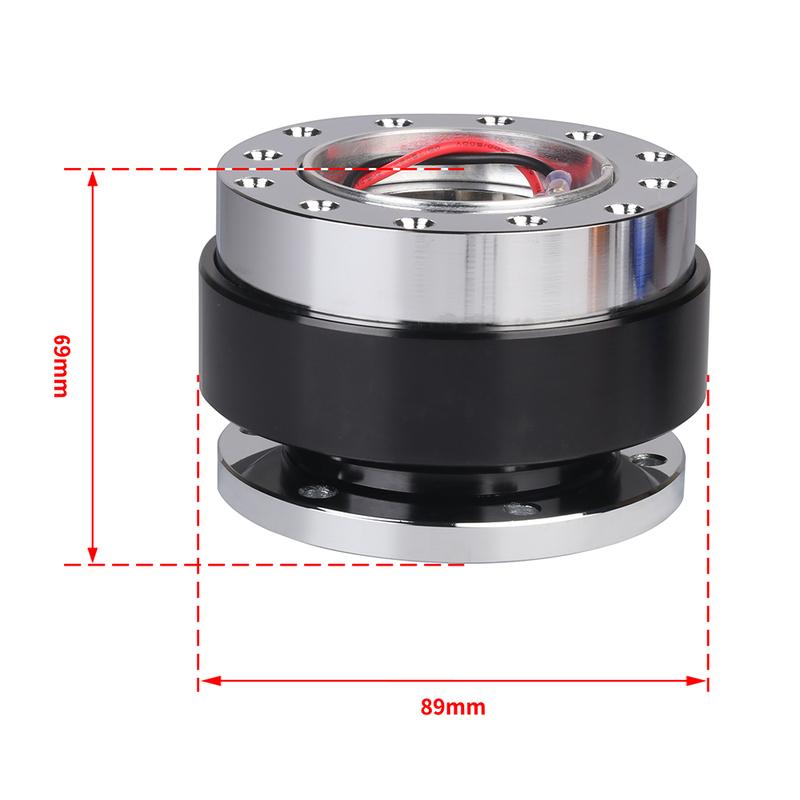 Universal Car Tuning Steering Wheel Quick Release Hub Adapter Snap Off Boss Kit Auto Accessories
