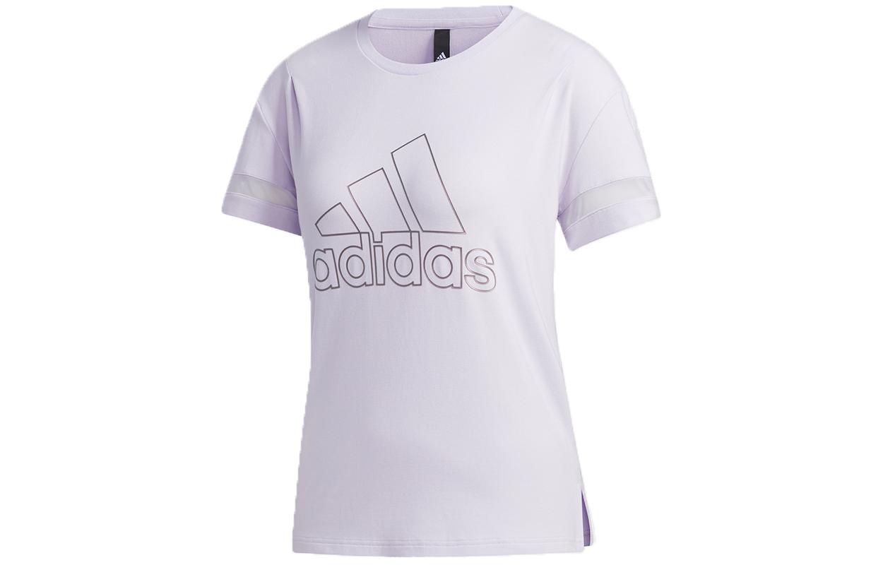 Adidas T Shirt Women s Light Purple GJ9023 M