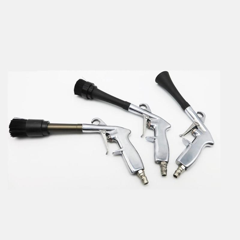 High Pressure Car Interior Cleaning Gun Automobile Detailing Cleaning Car Detailing Dry Washing Gun with Brush