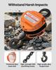 Hand Chain Hoist, 1 Ton Capacity, Manual Chain Block with Upgrade G80 Galvanized Chain, 6 m Lifting Height, Heavy Duty Pulley Hoist for Garage