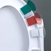 Plastic Transparent Self Adhesive Toilet Seat Lifter Handle Toilet Lid Raise Lifting Device