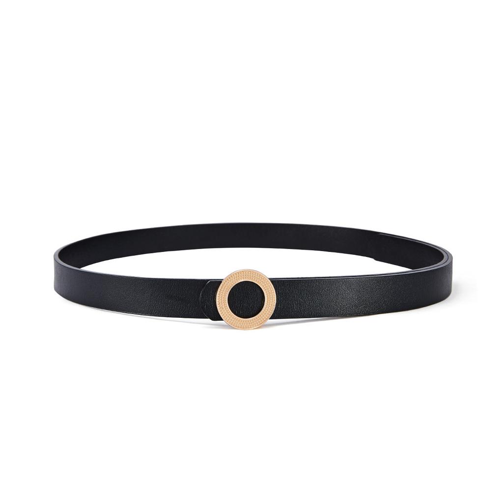 Women'S Belt, Leather Thin Belt, Retro Versatile Jeans With Women'S Skirt Decoration Women