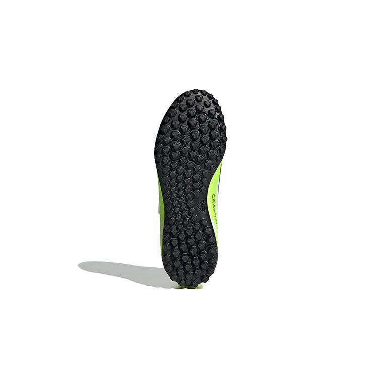 Adidas X Crazyfast.4 Hook-And-Loop Artificial Turf Non-Slip Low-Top Soccer Shoes Kids Soccer Shoes White Yellow Black IE1592