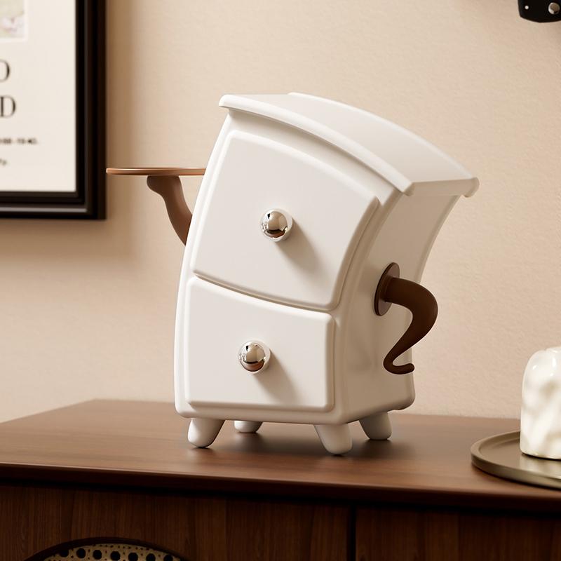 Настольный органайзер Косметический лоток Ключница Коробка для хранения в прихожей Пластиковый настольный ящик для хранения