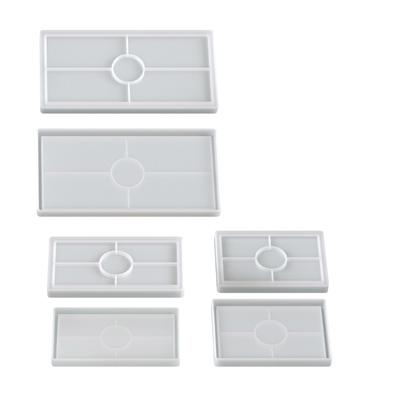 Flexible Sturdy Silicone Resin Tray Mould for Jewelry Craft Baking Chocolate With Easy Releases Designs