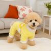 Warm Winter Dogs Jumpsuit Velvet Dog Four Legged Pants Blessing Dog Plush Hoodies  Spring Festival
