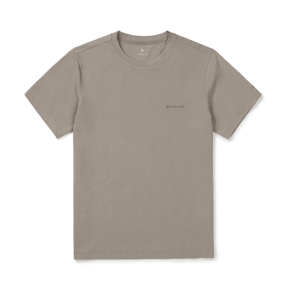 [Snowpeak] Quick Dry Primeflex Short Sleeve T-Shirt Fog Gray (S26MMTTS20)