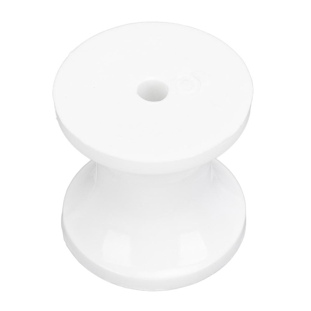 White Bow Stop Roller 51mm Length Nylon Roller Boat Trailer Roller Boat Trailers