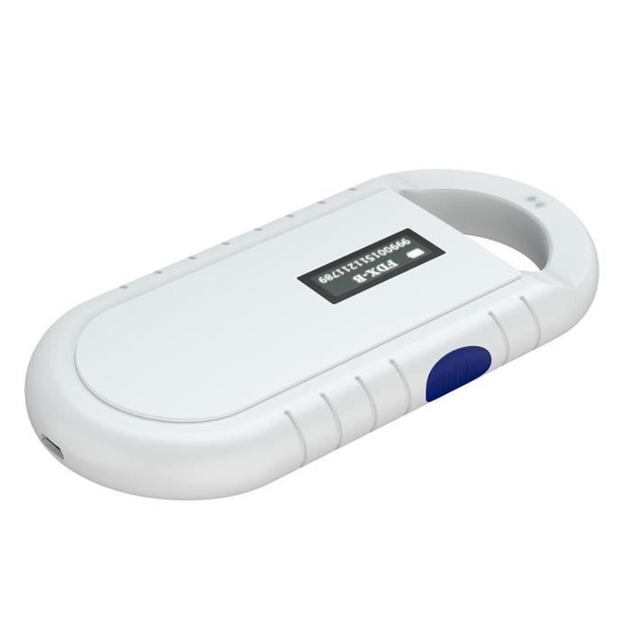 Lecteur RFID portatif pour animaux de compagnie - Romantic - Mini - Batterie rechargeable - ISO 11784/11785