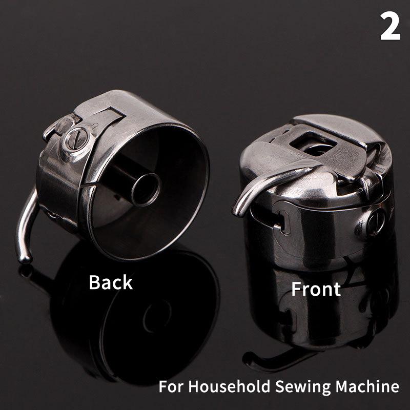 Sewing Machine Bobbin Case Stainless Steel Metal Bobbins For Singer Brother All Front Loading 15 Class Sewing Machines Accessor
