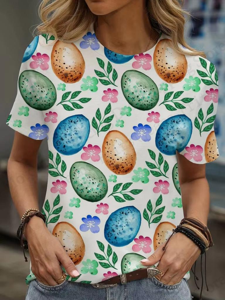 Sea Beach Women T Shirt 3D Animal Flamingo Printed T-shirt Women Fashion Casual Oversized Short Sleeve T Shirt Vocation Tops Tee