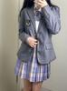 Sivrusn High School Girl Uniform Cosplay Set for High School and Junior High School Cute Costume for Photo Entrance Cultural and School Size M Set,