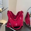 Autumn new design large capacity simple fashion embroidery letter casual messenger tote shoulder bag