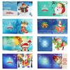 8Pcs Set 5D DIY Resin Greeting Cards Set for Christmas